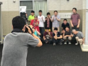 ホームページ屋ですが、所沢の社会福祉法人さんで「写真撮影」です。